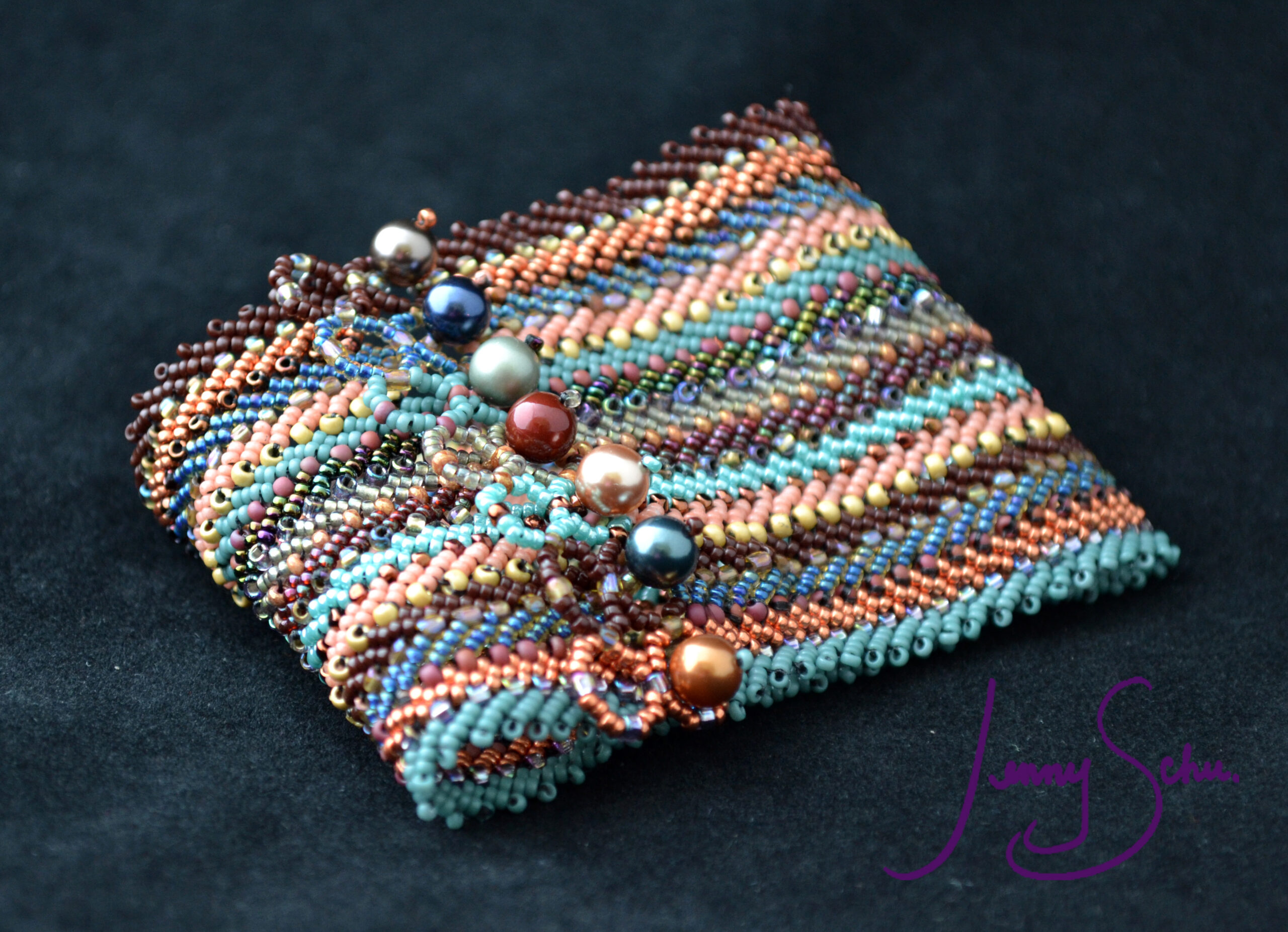 Stripe Seed Bead Bracelet, Projects
